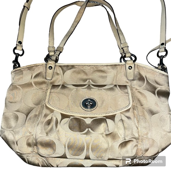 COACH bag Leah & wallet with dust bag and Coach tag - Picture 2 of 16
